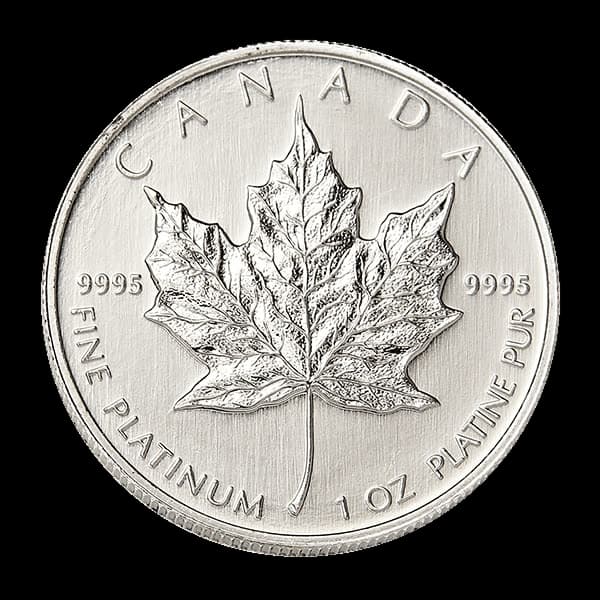 Platinum Coins & Bars — representative coin